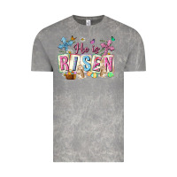 Cloud Rock he is risen easter with flowers Vintage Tee - Neo Western