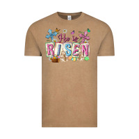 Vintage Coffee he is risen easter with flowers Vintage Tee - Neo Western