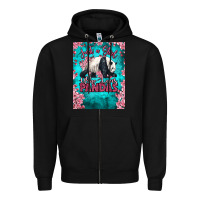 Black just a girl who loves pandas Zipper Hoodie - LillyAllenDesigns