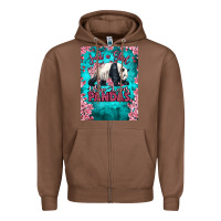 Chestnut just a girl who loves pandas Zipper Hoodie - LillyAllenDesigns