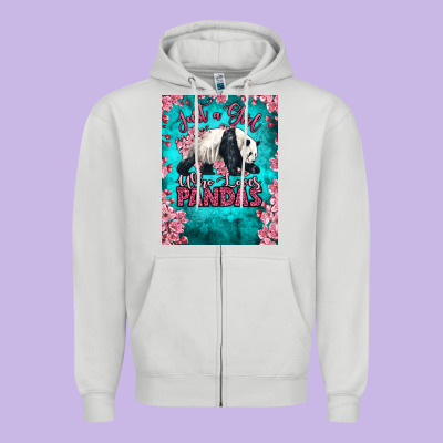 Just A Girl Who Loves Pandas Zipper Hoodie Designed By Lillyallendesigns