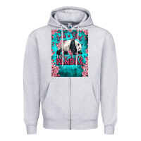 Heather Grey just a girl who loves pandas Zipper Hoodie - LillyAllenDesigns