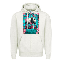 Oatmeal Heather just a girl who loves pandas Zipper Hoodie - LillyAllenDesigns