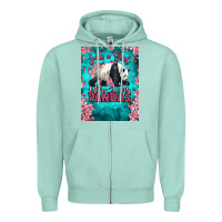 Seafoam just a girl who loves pandas Zipper Hoodie - LillyAllenDesigns
