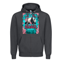 Smoke just a girl who loves pandas Zipper Hoodie - LillyAllenDesigns