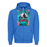 True Royal just a girl who loves pandas Zipper Hoodie - LillyAllenDesigns