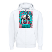 White just a girl who loves pandas Zipper Hoodie - LillyAllenDesigns