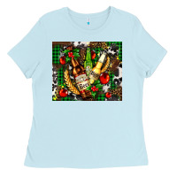 Baby Blue beer set for Christmas Ladies Tee - AdoDesignShop