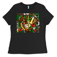 Black beer set for Christmas Ladies Tee - AdoDesignShop