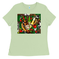 Matcha beer set for Christmas Ladies Tee - AdoDesignShop