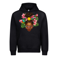 Black Afro Woman Summer Urban Hoodie - texasbilliewilder