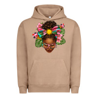 Pigment Burro Afro Woman Summer Urban Hoodie - texasbilliewilder
