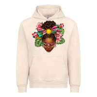 Sandshell Afro Woman Summer Urban Hoodie - texasbilliewilder