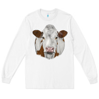 White simmental Long Sleeve Tee - JahusDesignShop