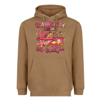 Toasted Coconut calorias de amor no cuentan mexican valentines day Heavyweight Hoodie - MaliasSmallBusiness