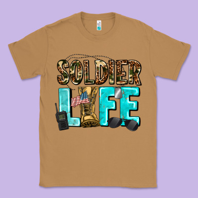 Soldier  Life Classic Tee Designed By Adodesignshop