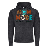 Vintage Black mom mode all day every day Vintage Hoodie - texasbilliewilder