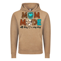 Vintage Coffee mom mode all day every day Vintage Hoodie - texasbilliewilder