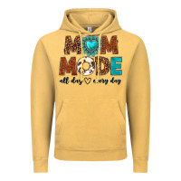 Vintage Mustard mom mode all day every day Vintage Hoodie - texasbilliewilder