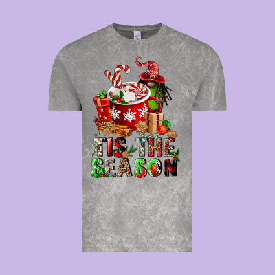 Tis The Season Vintage Tee Designed By Fadigitalartstudio
