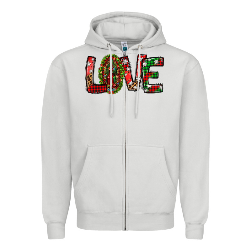 Our Lady Of Guadalupe Christmas Love Zipper Hoodie by Jasminsmagicworld | Teevron