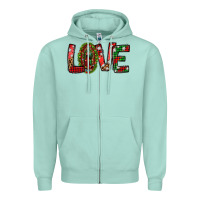 Seafoam our lady of guadalupe christmas love Zipper Hoodie - Jasminsmagicworld