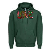 Sports Green our lady of guadalupe christmas love Zipper Hoodie - Jasminsmagicworld