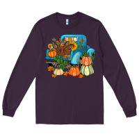 Plum Thanksgiving turkey truck Long Sleeve Tee - Artiststas