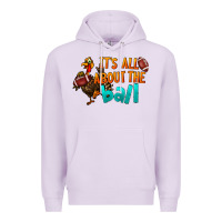 Lilac It's All About The Ball Premium Hoodie - LillyAllenDesigns