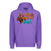 Purple It's All About The Ball Premium Hoodie - LillyAllenDesigns