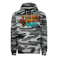 Slate Camo It's All About The Ball Premium Hoodie - LillyAllenDesigns
