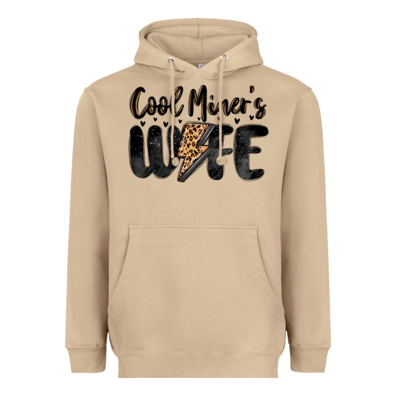 Cool Miner S Wife Heavyweight Hoodie by MaliasSmallBusiness | Teevron