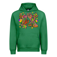 Emerald Texas Mardi Gras Urban Hoodie - NancyCooperArtShop