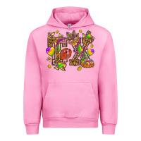 Fuchsia Pink Texas Mardi Gras Urban Hoodie - NancyCooperArtShop