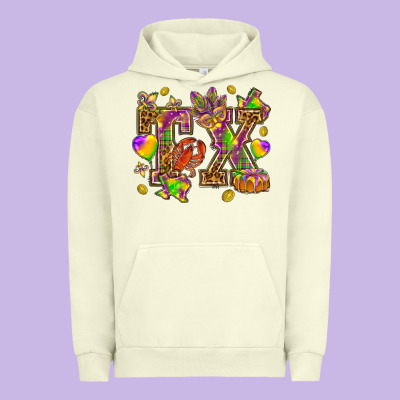 Texas Mardi Gras Urban Hoodie Designed By Nancycooperartshop
