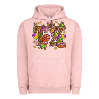 Pigment Salmon Texas Mardi Gras Urban Hoodie - NancyCooperArtShop