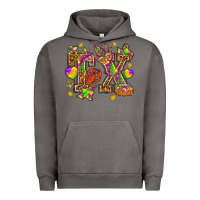 Pigment Tornado Texas Mardi Gras Urban Hoodie - NancyCooperArtShop