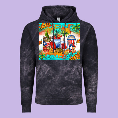 Puerto Rico Coffee Cups Vintage Hoodie Designed By Zillion Design Studio