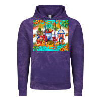 Cloud Purple puerto rico coffee cups Vintage Hoodie - Zillion Design Studio