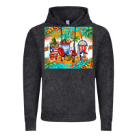 Vintage Black puerto rico coffee cups Vintage Hoodie - Zillion Design Studio