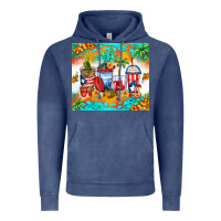 Vintage Denim puerto rico coffee cups Vintage Hoodie - Zillion Design Studio