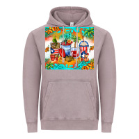 Vintage Zinc puerto rico coffee cups Vintage Hoodie - Zillion Design Studio