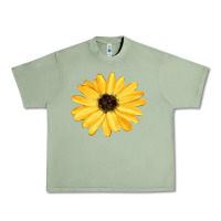 Oil Green sunflower Urban Heavy Tee - FaDigitalArtStudio