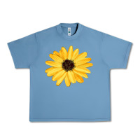 Pebble Blue sunflower Urban Heavy Tee - FaDigitalArtStudio