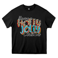Black have a holly jolly christmas Heavy Core Tee - CowhideDigitalArt