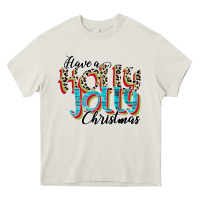 Cream have a holly jolly christmas Heavy Core Tee - CowhideDigitalArt