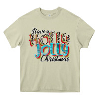 Mossy have a holly jolly christmas Heavy Core Tee - CowhideDigitalArt