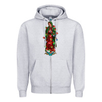 Our Lady Of Guadalupe Christmas Zipper Hoodie | Teevron