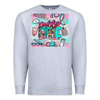 Heather Grey nurse life Premium Sweatshirt - NancyCooperArtShop