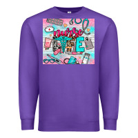 Purple nurse life Premium Sweatshirt - NancyCooperArtShop